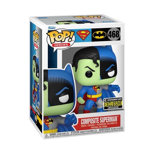 Funko Pop! Superman Batman #468 Composite Superman Entertainment Earth Exclusive - Imagen 3 de 4