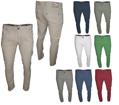 PANTALONE UOMO SLIM FIT ELEGANTE CLASSICO SPORTIVO CARGO COTTON \u0026 SILK |  eBay