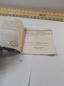 Nintendo NES Zapper Instruction Manual Booklet Only Has Some Damage On Cover.   