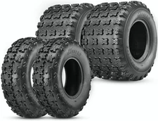Full Set 4 21x7-10 20x10-9 ATV Tires Sport Quad Heavy Duty 4Ply 21x7x10&20x10x9