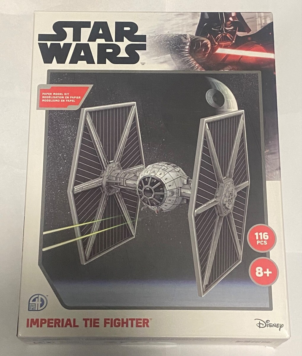 Star Wars Imperial Tie Fighter Paper Model Kit 116 Pieces #019