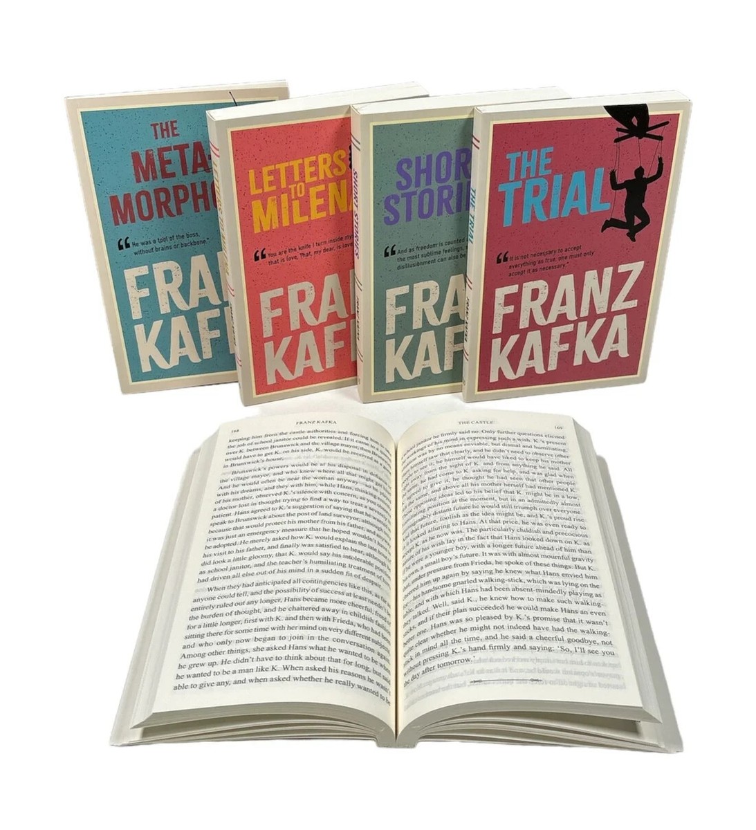 Curated Works of Franz Kafka 5 Books Collection Boxed Set(The