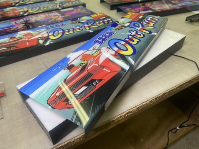 Arcade 1up slip on Replacement Acrylic Marquees