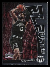 2022 Panini - Mosaic Paul George #9  Elevate