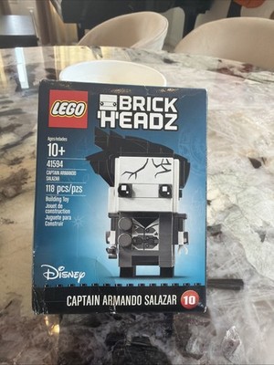 NEW Sealed LEGO BRICKHEADZ: Captain Armando Salazar (41594) Damaged Box