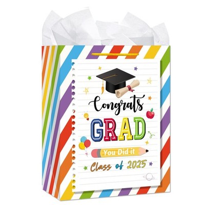 graded pokemon card binder Epoxy Magnet, Graduation Party Favors, Class of 2025, Fridge Magnet – Happy  Times Favors main image 1