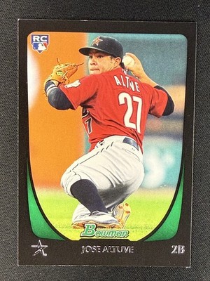 2011 Bowman Draft Picks & Prospects - Jose Altuve #11 (RC) Houston Astros