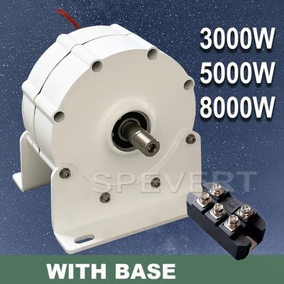 3000W-8000W 48V Permanent Magnet Generator 3Phase Power Dynamo Generator Kit