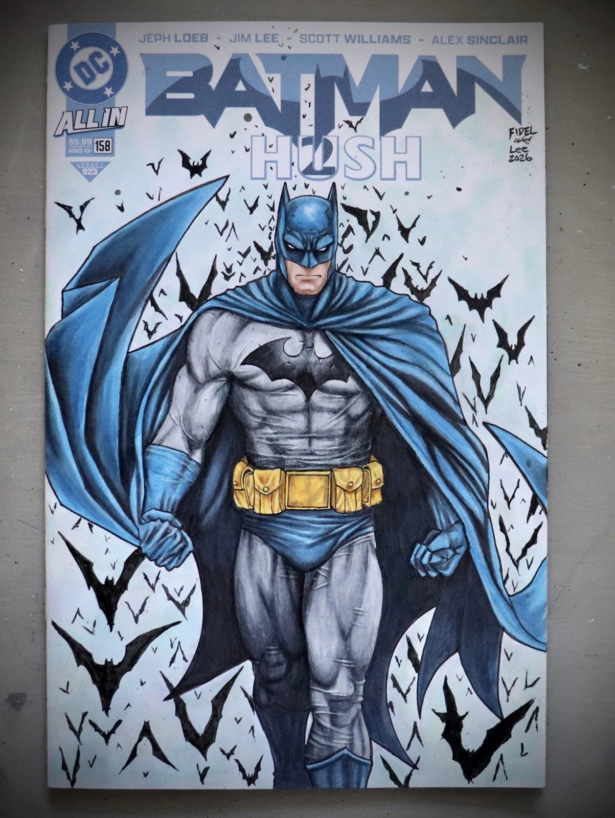 Batman Hush Original Comic Art Sketch Cover Jim Lee Homage DC Dark Knight JLA
Opens in a new window