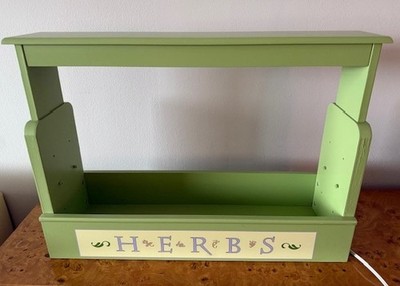 Indoor tabletop herb planter with grow lights