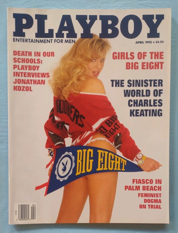 Playboy April 1992 VERY GOOD condition intact Centerfold College Girls
