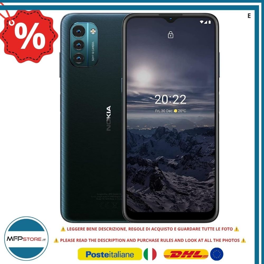 Nokia G21 128GB Noir Smartphone Dual SIM Écran 6,5" 50MP Android - Testé