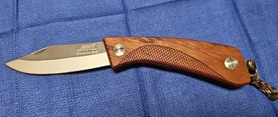 EKA SWEDE 92 Bubinga Wood Handle Discontinued Model  Hard To Find  EUC 