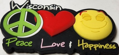 Magnet Featuring Wisconsin ''The Badger State'' Collectible (3''L × 1.75''T) Tough 