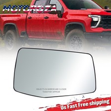 For 2019-2024 SIERRA SILVERADO 1500 2500 3500 Mirror Glass Heated Right Side