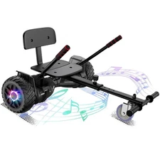 8.5'' Electric Hoverboard & Go Kart LED Bluetooth Speaker Self-Balancing Scooter