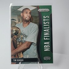 2019-20 Panini Prizm Tim Duncan NBA Finalists #5 Spurs HOF