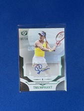 Genie Bouchard 2025 Topps Triumphant Tennis Autographs Black Net Foil #/10