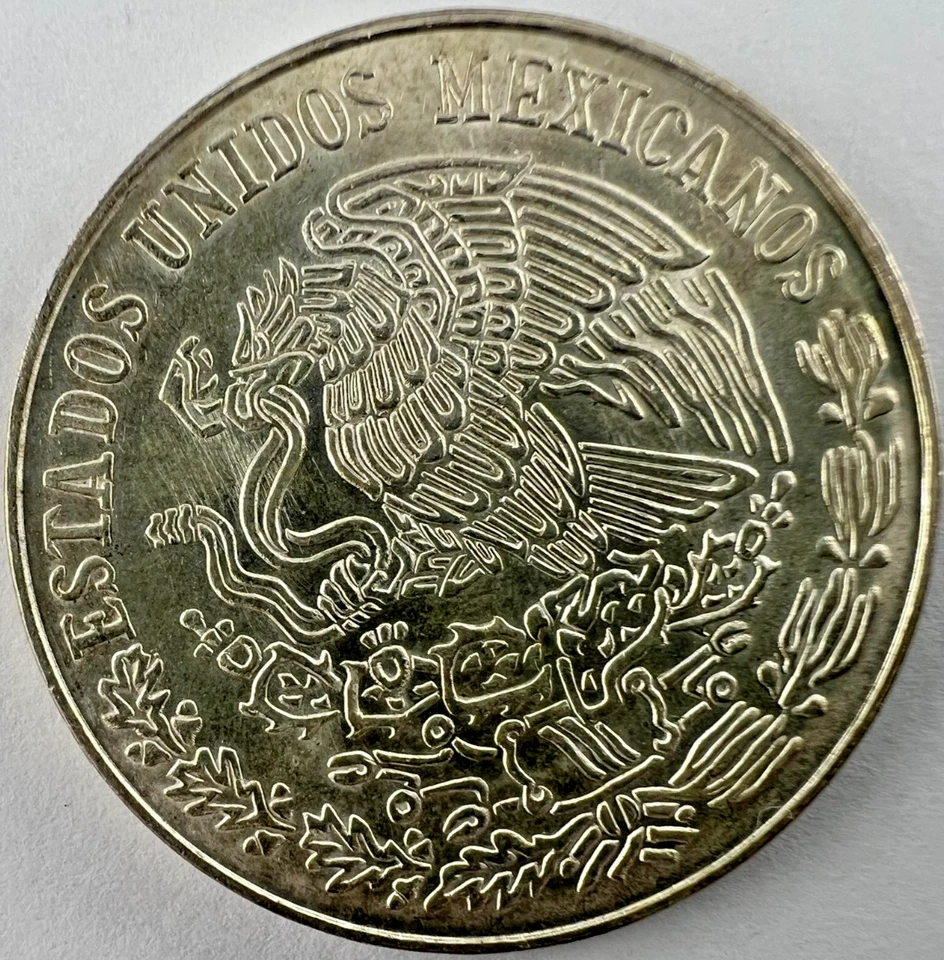 1972 Mexico 25 Pesos Reverse Angle