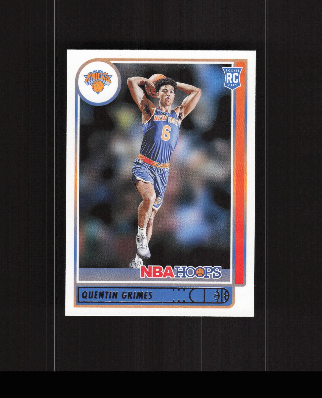 2021-22 Hoops #206 Quentin Grimes ROOKIE CARD New York Knicks