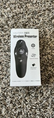 New Never Used Wireless Presenter In Box With All Parts