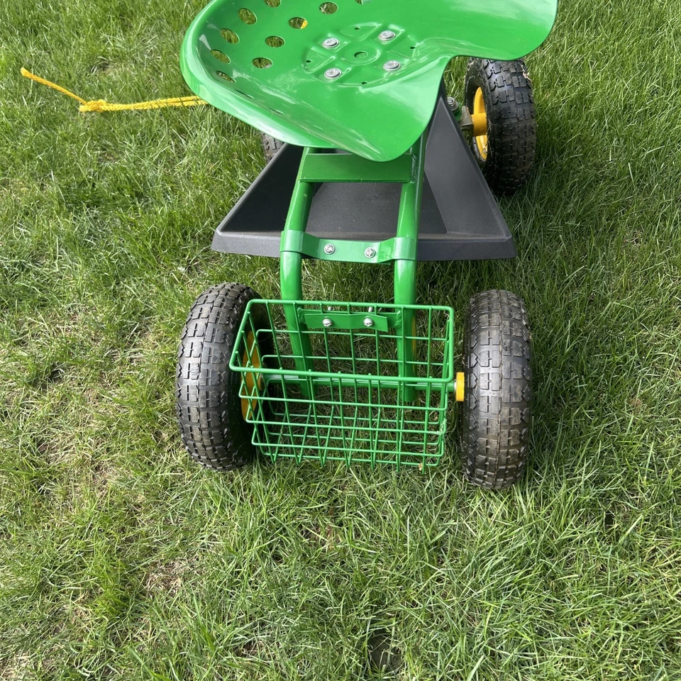 Taburete rodante de jardinería Rueda Taburete de desmalezado Rueda de asiento para trabajo de jardín Foto 2 de 4