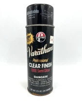 Vintage 1983 NEW FLECTO VARATHANE Polyurethane Clear Finish 1000 SemiGloss Spray