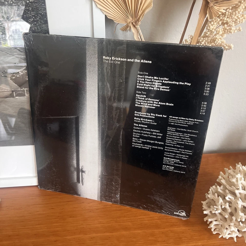 Roky Erickson The Evil One Vinyl 1981 Original Pressing Sealed LP Record Foto 4 de 4