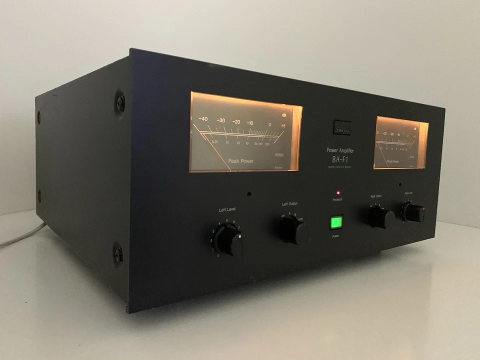 Sansui Ba F1 Stereo Power Amplifier 2X 110 Watts RMS Vintage 1979 Work Good Look - Image 4 of 4