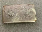South East Refining 5oz Silver Vintage Morgan Dollar Bar 999+ fine silver 1980's