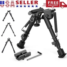 Durable Hunting Rifle Bipod Length Adjustable for Picatinny Rail 360° Rotation