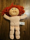 1978 1987 Vintage 14" Cabbage Patch GIRL Baby Doll - BLUE Eyes~signed
