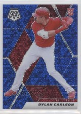 2021 Panini Mosaic Rookie Quick Pitch Blue Prizm 2/85 Dylan Carlson #227 nd3