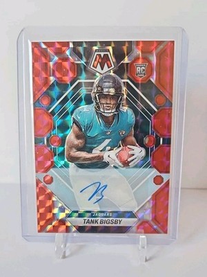 2023 Mosaic Tank Bigsby Rookie #364 Red Mosaic Prizm Autographs /199