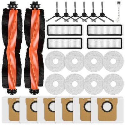 27 Stück Zubehör für Xiaomi X20 Max / X20 Pro Saugroboter, 2 Hauptbürste, 6 S...