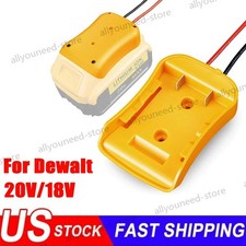 Power Connector DIY Battery Adapter Holder Dock For DeWalt 18V/20V Max Battery