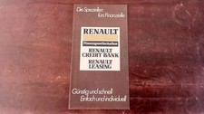 Renault-Leasing Brosch&uuml;re aus den fr&uuml;hen 1980ern