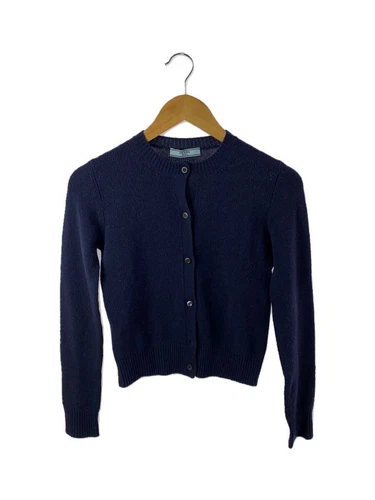 Cardigan PRADA (mince 40 laine marine P25517 occasion