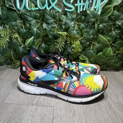 Brooks Trace Shoes Mens Size 11 D Rainbow Lisa Congdon Running Pride 1103881D074