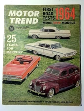 Motor Trend Vintage 1963 Car Magazine Vol. 15 No. 10 October  Illustrated