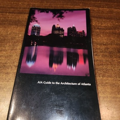 AIA Guide to the Architecture of Atlanta Gournay 1993 Maps, Nice Condition