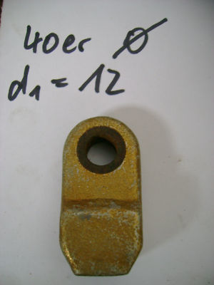 Kolbenstangenkopf für DDR Orsta Pneumatik Zylinder 40mm