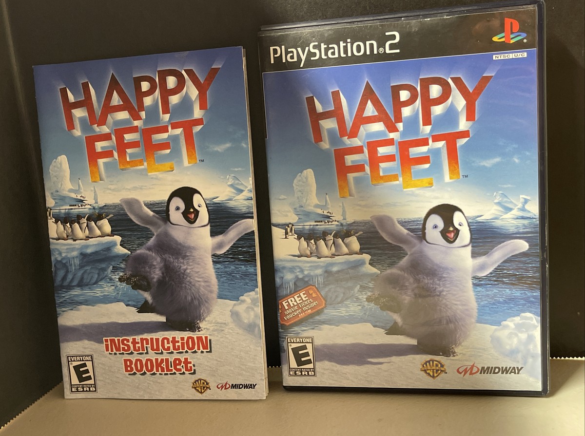 Happy Feet (Sony PlayStation 2, 2006) Game PS2 Complete with