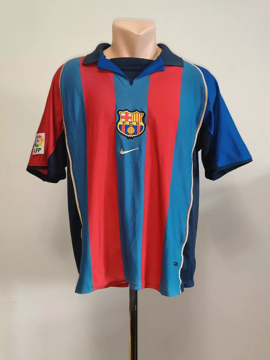 Football shirt soccer FC Barcelona Home 2001/2002 Barca Nike