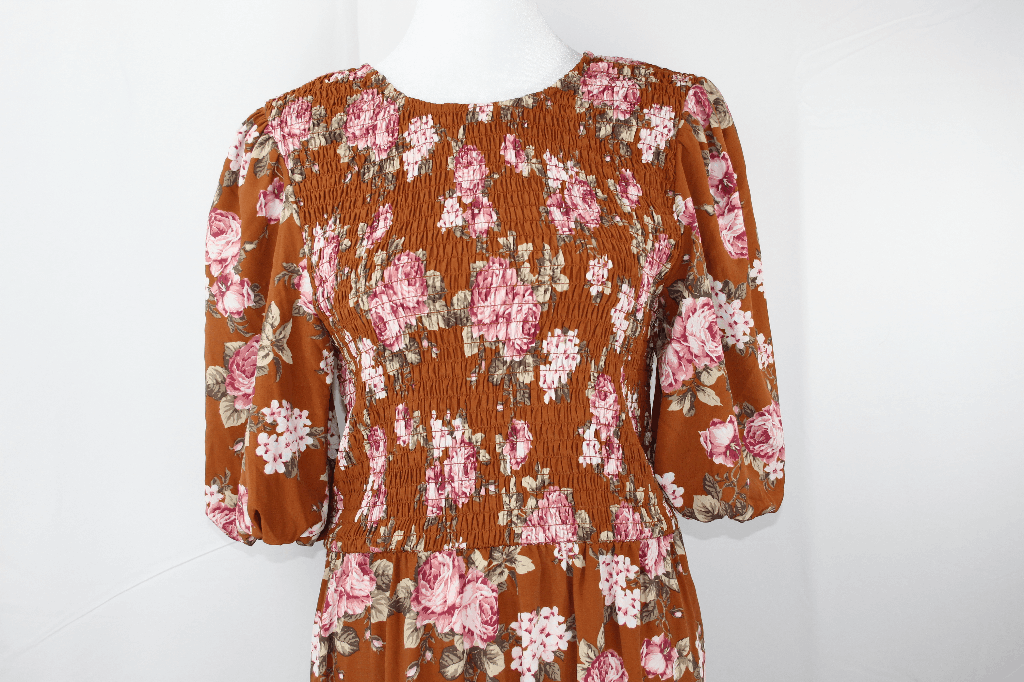 wayf floral maxi dress Floral Cut Out Dress from Wayf