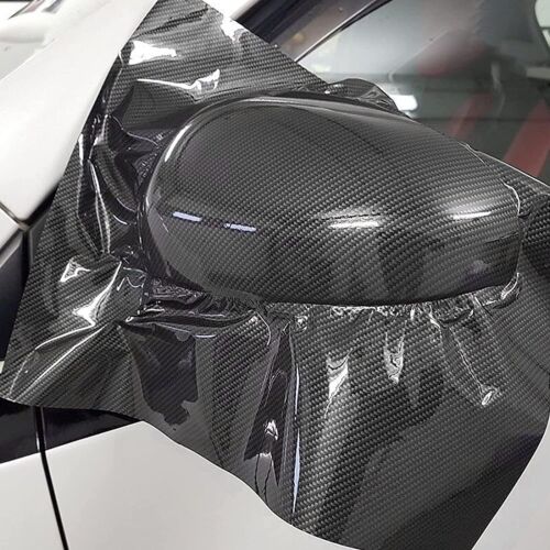 6D Carbon Folie Blasenfrei Autofolie Glanz Schwarz KFZ Klebe Folie 50x 152cm - Bild 10 von 14