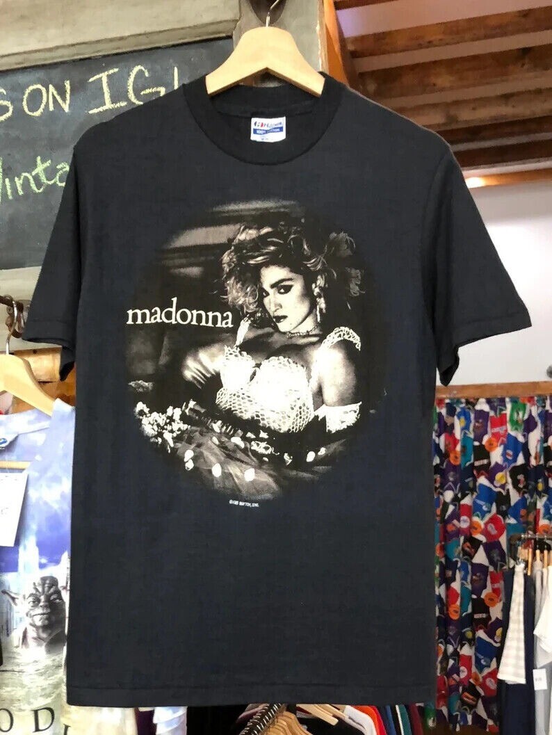 Vintage 1985 Madonna Tour Tee Retro 90s Concert T-Shirt