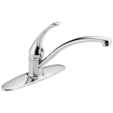 Delta Foundations 1-Handle Kitchen Faucet Chrome-Certified Refurbished