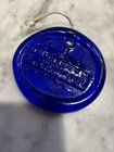Mount Vernon Cobalt Blue Blenko Art Glass Suncatcher • 1977 Window Ornament •Vtg