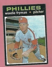 1971 TOPPS WOODIE FRYMAN BASEBALL CARD #414